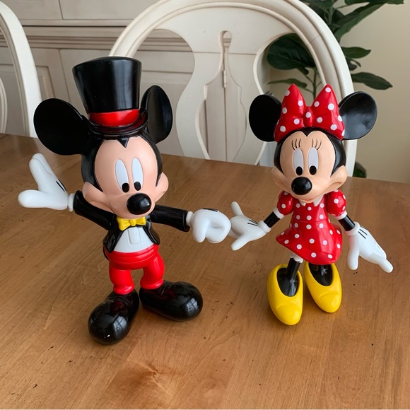 Disney Mickey Mouse & Minnie Mouse Figurines - Picture 1 of 3